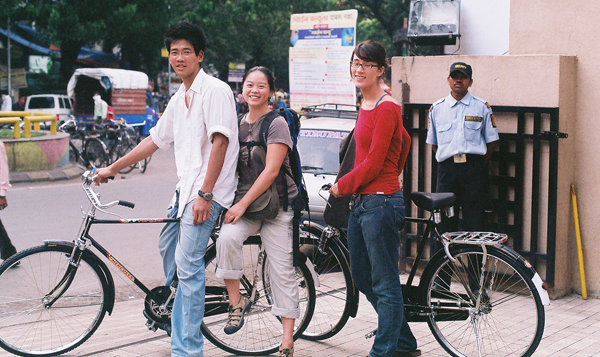 we bought bicycles